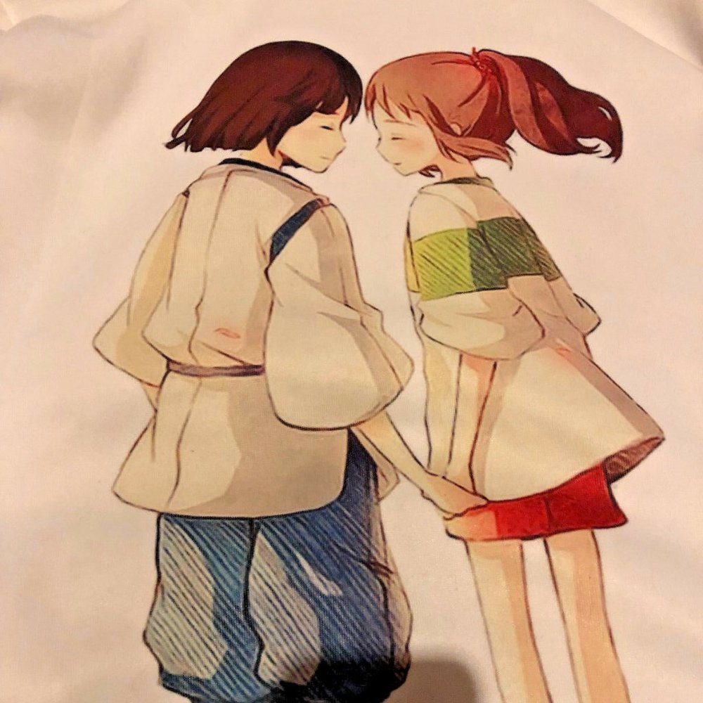 NWOT ~ Spirited Away Unisex White Hoodie